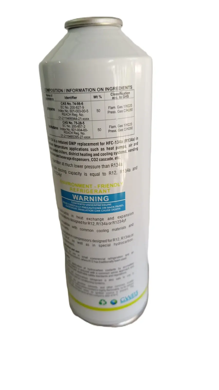 GAS REFRIGERANTE ECO134 CKD91716