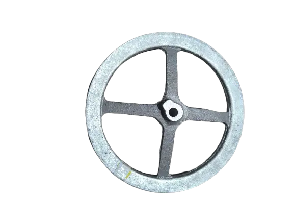 POLEA CROMADA 19 CM. 4 HUECOS SIN TORNILLO CKD91524