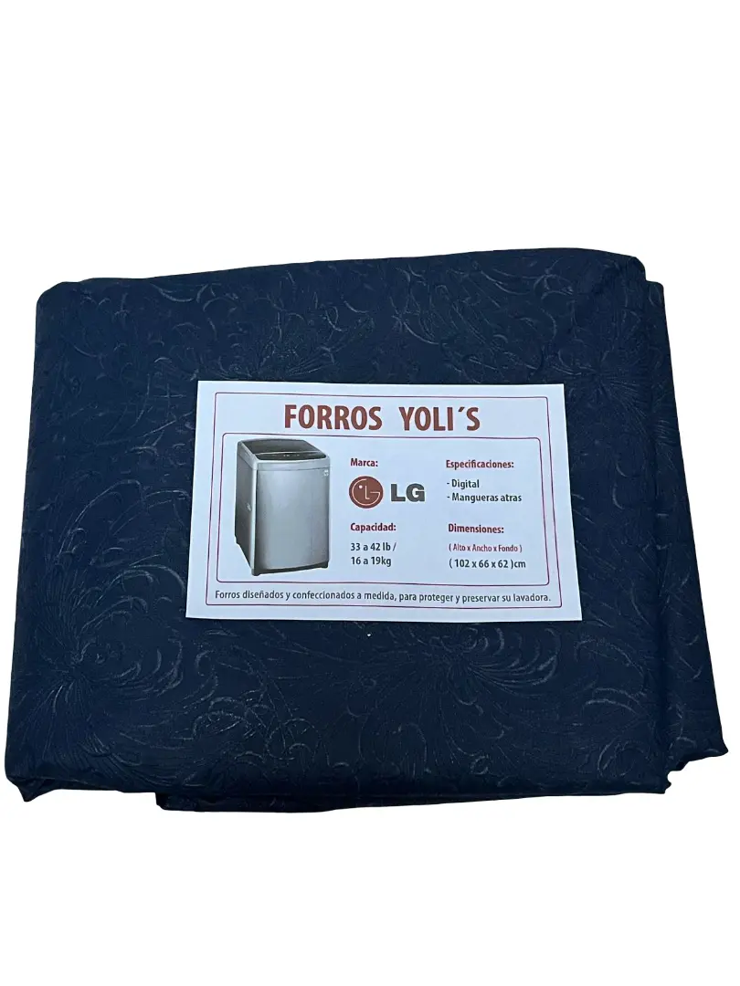 FORRO AZUL DIGITAL MANGUERA ATRÁS 33-42LB/16-19KG (102X66X62) CM LAVADORA LG CKD90425