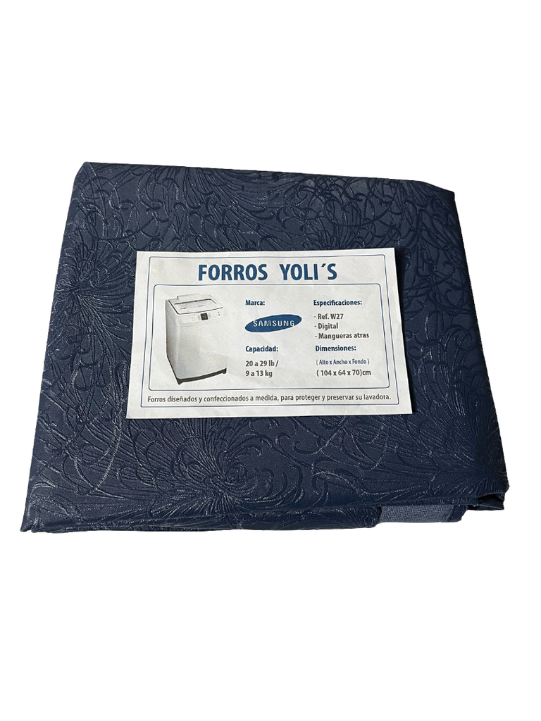 FORRO AZUL REF W27 DIGITAL - MANGUERA ATRÁS 20-29LB/ 9-13KG (104x64x70) CM LAVADORA SAMSUNG CKD90447