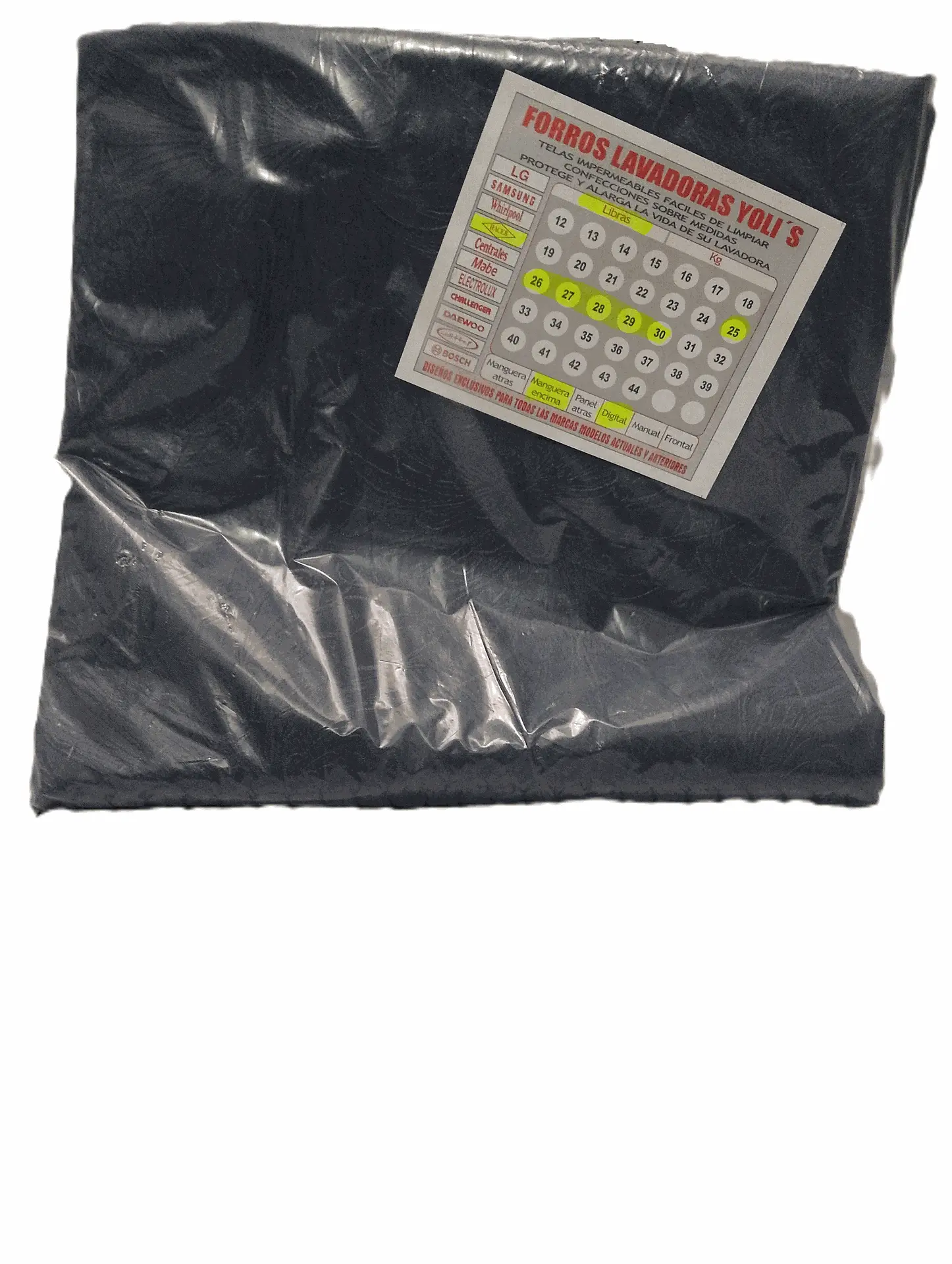 FORRO HACEB AZUL (103X63X67) CM CARGA SUPERIOR DIGITAL 25 A30 LB CKD90407